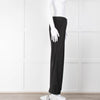 Stella McCartney Black Grosgrain Striped Wool Trousers