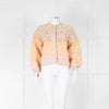 Loveshackfancy Yellow Pink Fairisle Pearl Button Boyfriend Cardigan