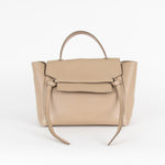 Celine Beige Leather Medium Belt Bag