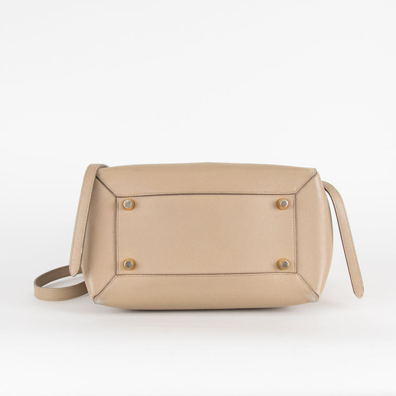 Celine Beige Leather Medium Belt Bag