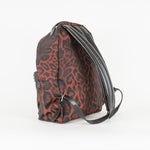 Stella McCartney Brown And Black Animal Print Backpack