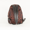 Stella McCartney Brown And Black Animal Print Backpack