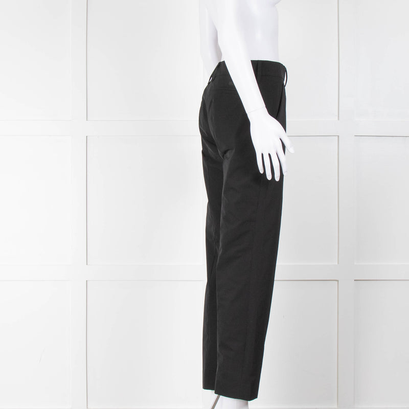 Prada Black Techno Straight Leg Trousers