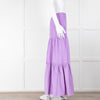 Ridley Lilac Corduroy Tiered Maxi Skirt