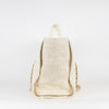 Chanel Cream Gold Deauville Tweed Medium Tote Bag