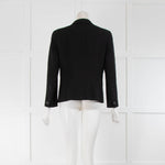 Max Mara Studio Black Single Button Blazer