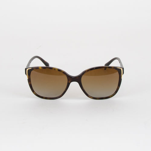 Prada Green Tortoise Shell Sunglasses