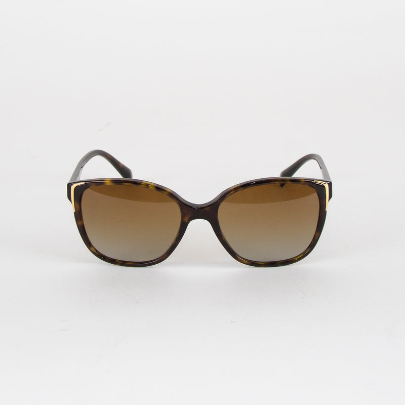 Prada Green Tortoise Shell Sunglasses