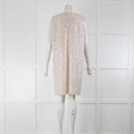 Stina Goya Sugar Swizzle Silver Sequin Dress