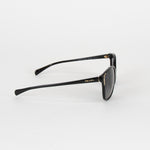 Prada Black Frame Sunglasses with Gold Corner Detail