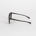 Prada Black Frame Sunglasses with Gold Corner Detail