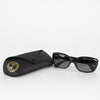 Rayban Black Polarised Rectangle Frame Sunglasses