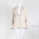 Fabiana Filippi Small Sequin Cream Blazer