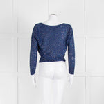 Just Cavalli Blue Sparkly Cardigan