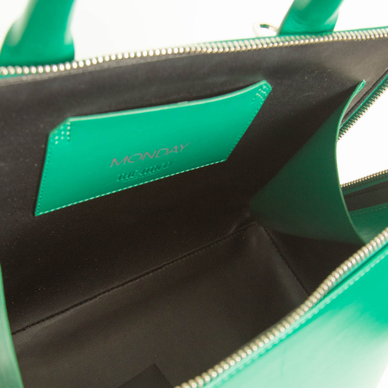 The Attico Green Leather Friday Bag