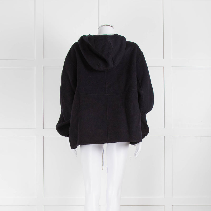 Soeur Navy Double Face Hoodie