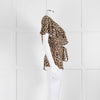 Lily and Lionel Animal Print Sleeveless Wrap Top