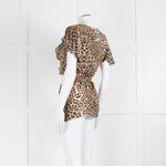 Lily and Lionel Animal Print Sleeveless Wrap Top