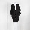 Raey Black Cashmere Button Up Cardigan