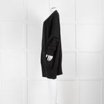 Raey Black Cashmere Button Up Cardigan