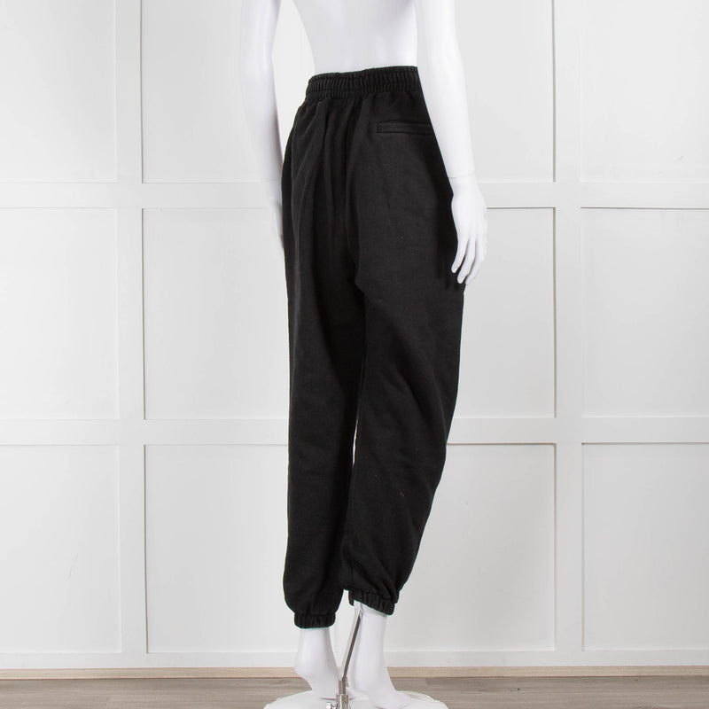 The Frankie Shop Cuffed Black Joggers