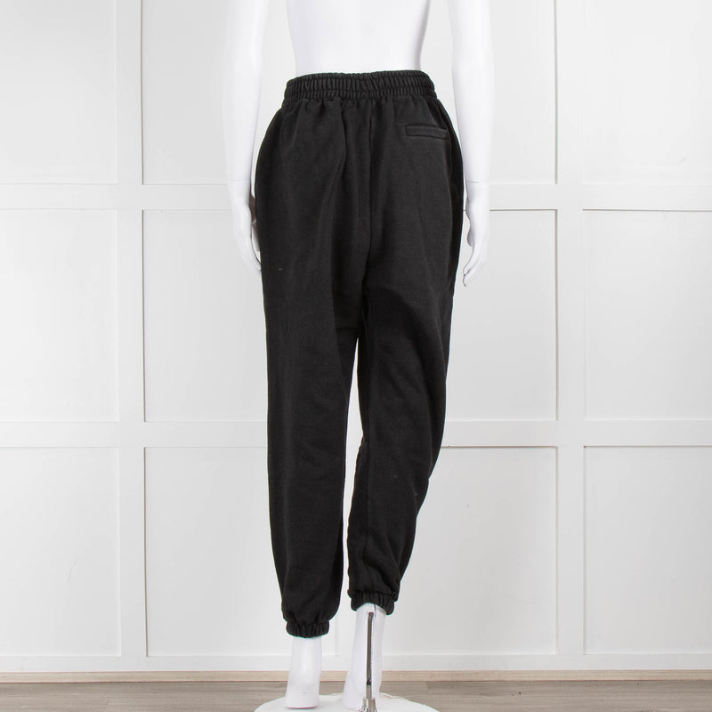 The Frankie Shop Cuffed Black Joggers