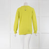 Queene & Belle Lime Green Cable Knit Cashmere Jumper