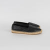 Saint Laurent Black Lea Espadrille