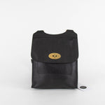 Mulberry Black Grained Leather Antony Crossbody Bag