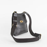 Mulberry Black Grained Leather Antony Crossbody Bag