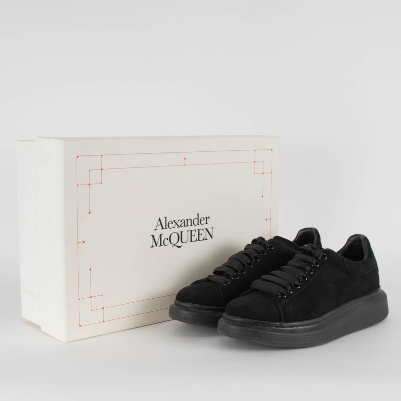 Alexander McQueen Runway Black Suede Trainers