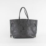 Louis Vuitton Black Empreinte Leather Neverfull MM