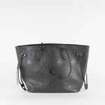 Louis Vuitton Black Empreinte Leather Neverfull MM