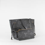 Louis Vuitton Black Empreinte Leather Neverfull MM