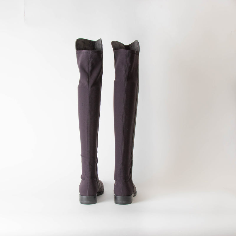 Stuart weitzman grey boots on sale