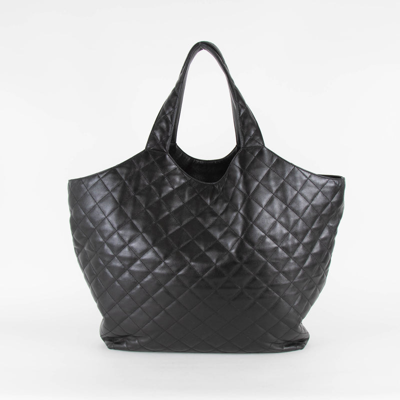 Saint Laurent Icare Quilte Top Handle Tote