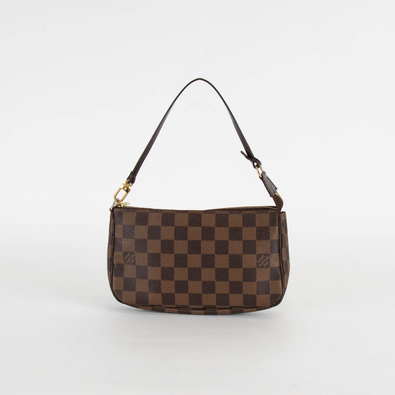 Louis Vuitton Brown Damier Ebene Pochette Bag