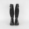 Prada Black Nylon Riding Boots