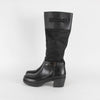 Prada Black Nylon Riding Boots