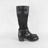 Prada Black Nylon Riding Boots