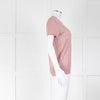 Chanel Pink Cashmere and Mohair Mix Cap Sleeve Knitted Top