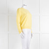 Weekend Max Mara Yellow Cashmere Blend Fine Sweater