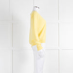 Weekend Max Mara Yellow Cashmere Blend Fine Sweater