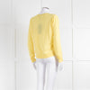 Weekend Max Mara Yellow Cashmere Blend Fine Sweater