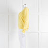 Weekend Max Mara Yellow Cashmere Blend Fine Sweater