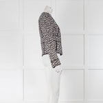 Diane Von Furstenberg Black White Boucle Jacket