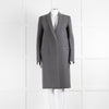 Celine Grey Wool Edge To Edge Coat