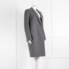 Celine Grey Wool Edge To Edge Coat