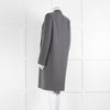 Celine Grey Wool Edge To Edge Coat