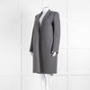 Celine Grey Wool Edge To Edge Coat